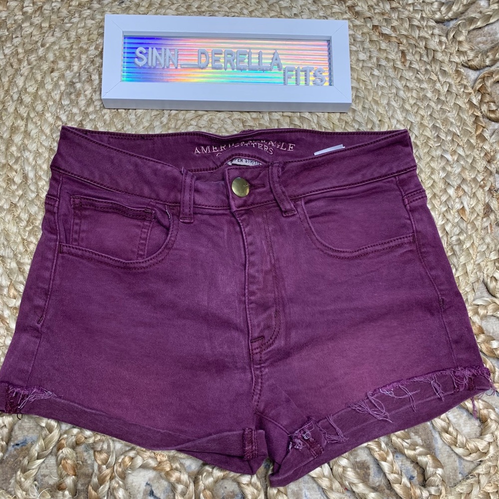 Purple shorts